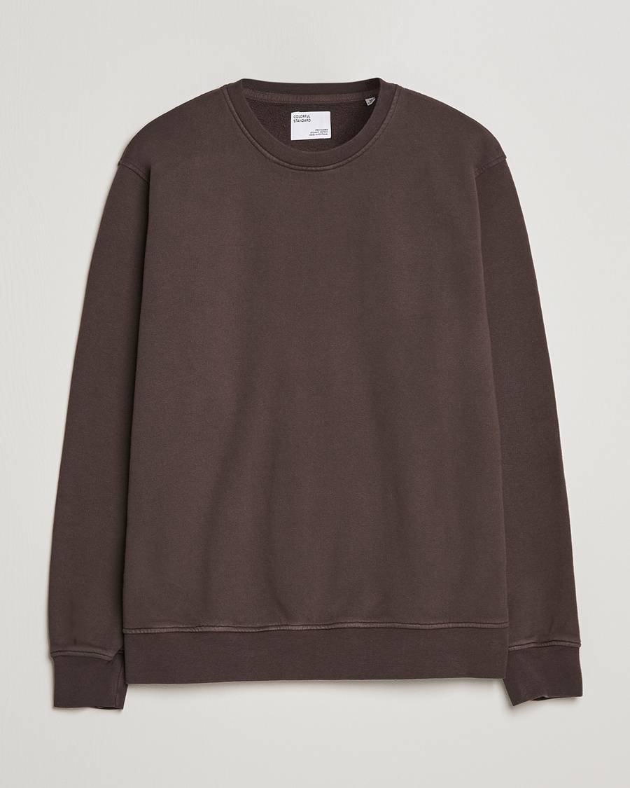 Colorful Standard Classic Organic Crew Neck Sweat Coffee Brown – Marrón