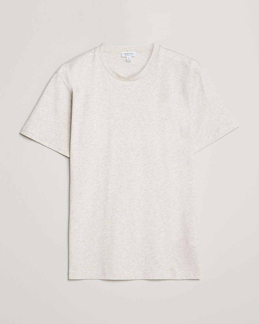 Sunspel Riviera Midweight T-Shirt Archive White – Blanco
