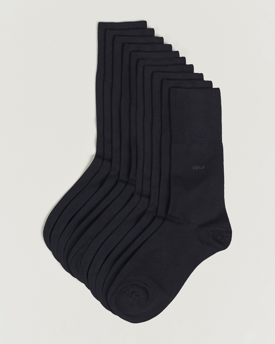 CDLP 10-Pack Bamboo Socks Navy Blue – Azul