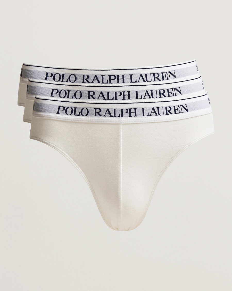 Polo Ralph Lauren 3-Pack Low Rise Brief White – Blanco