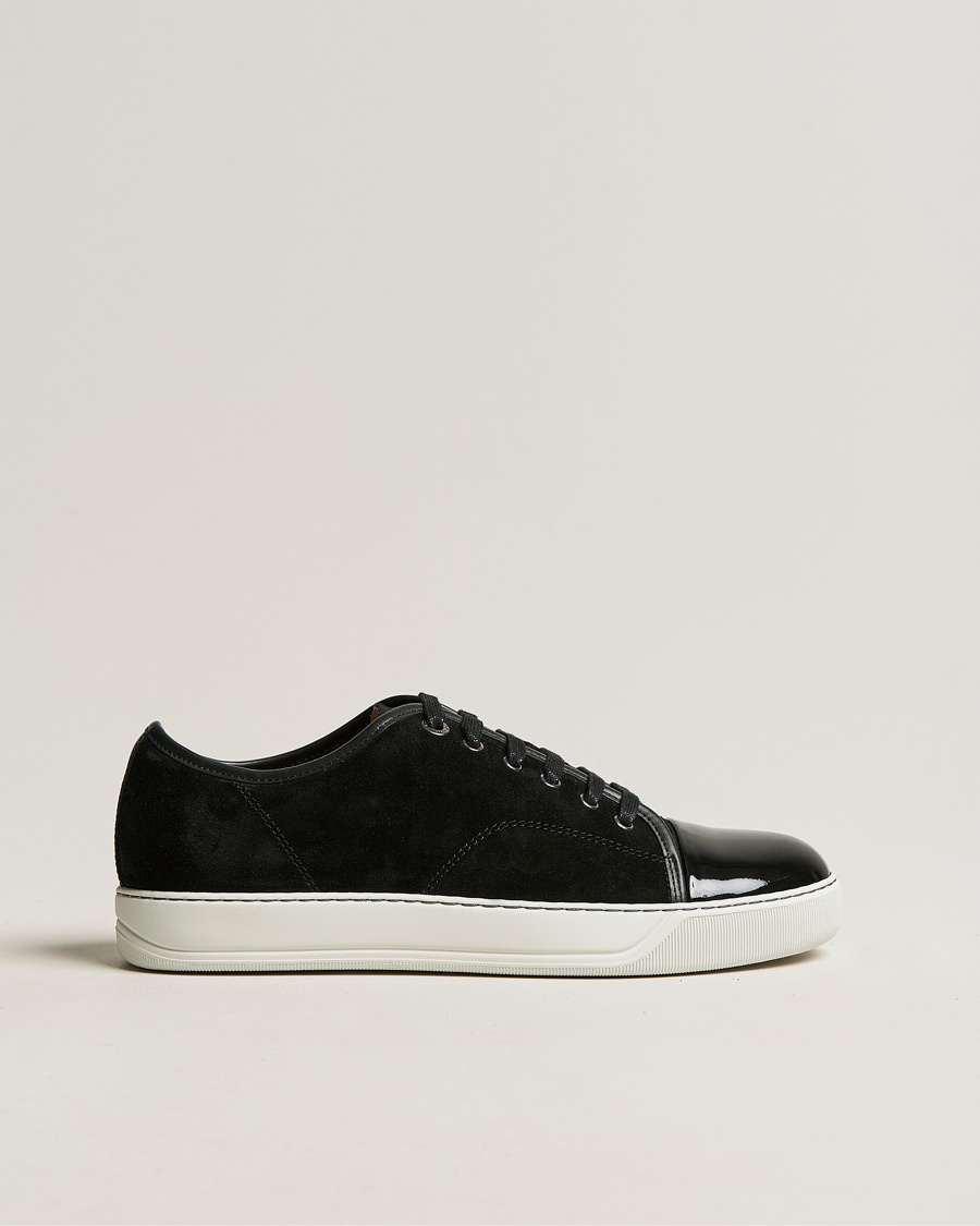 Lanvin DBB1 Patent Cap Toe Sneaker Black – Negro