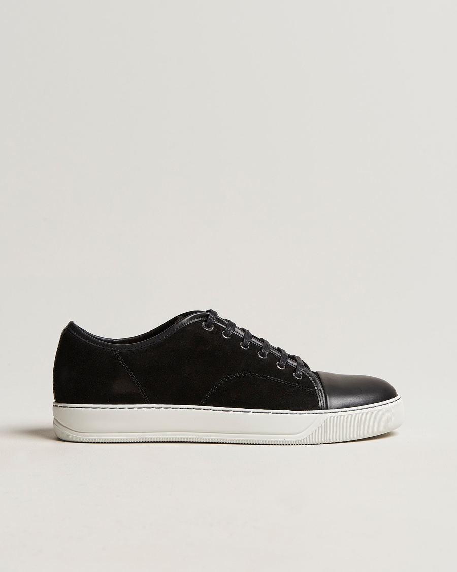 Lanvin DBB1 Nappa Cap Toe Sneaker Black – Negro