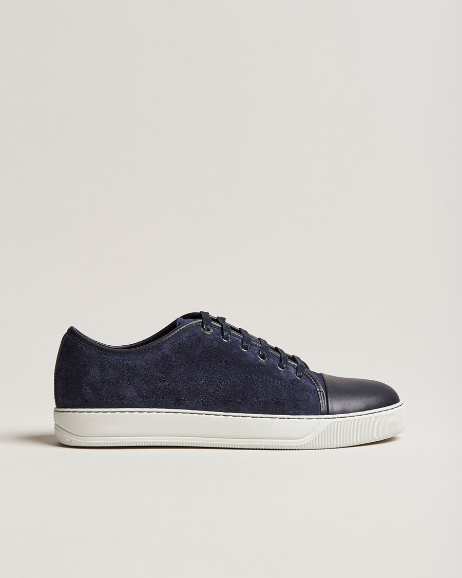 Lanvin DBB1 Nappa Cap Toe Sneaker Navy – Azul