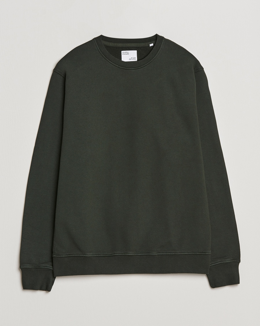 Colorful Standard Classic Organic Crew Neck Sweat Hunter Green – Verde