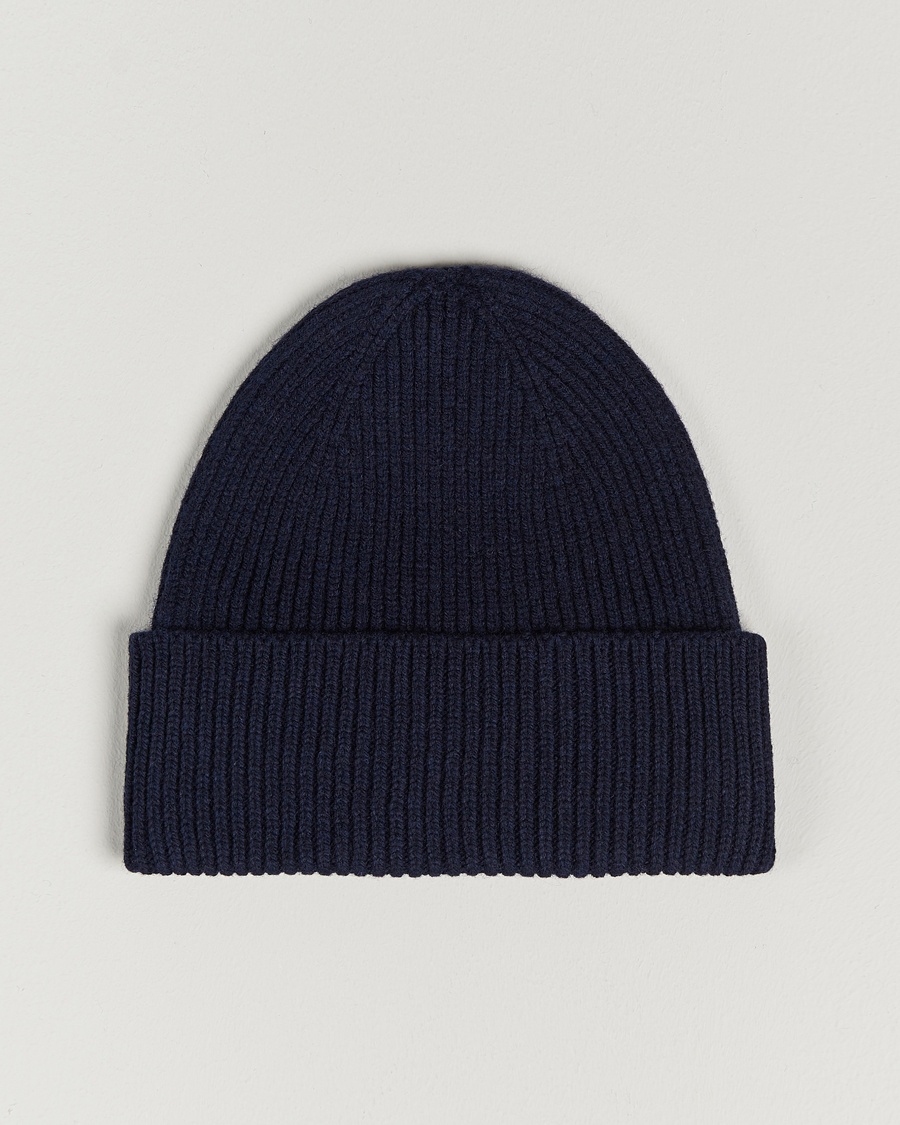 Colorful Standard Merino Wool Beanie Navy Blue – Azul