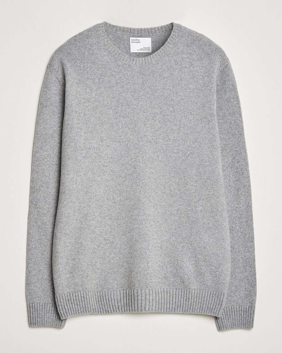 Colorful Standard Classic Merino Wool Crew Neck Heather Grey – Gris