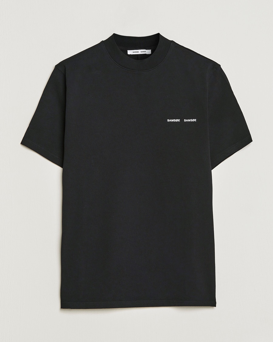 Samsøe Samsøe Norsbro Organic Cotton Tee Black – Negro