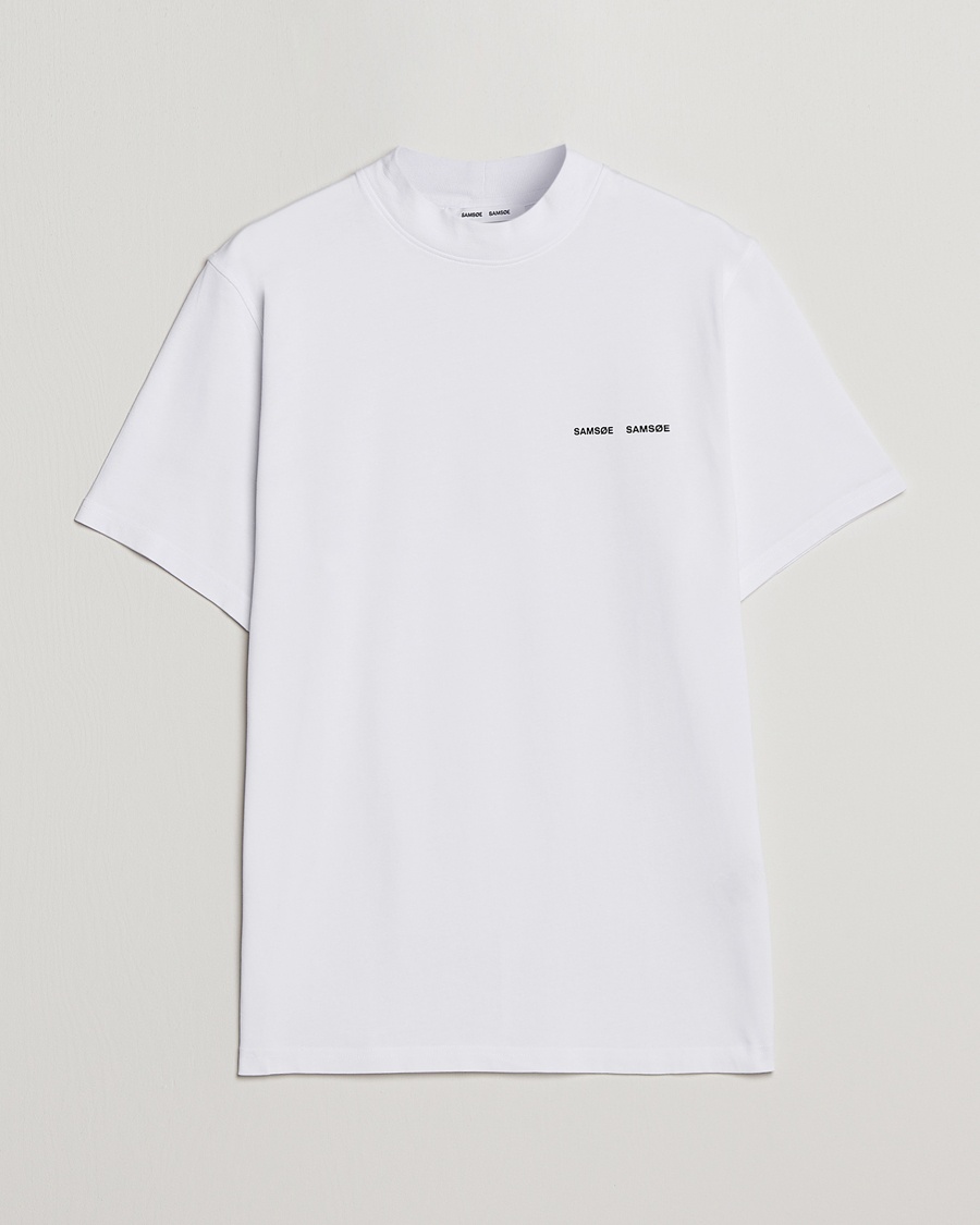 Samsøe Samsøe Norsbro Organic Cotton Tee White – Blanco