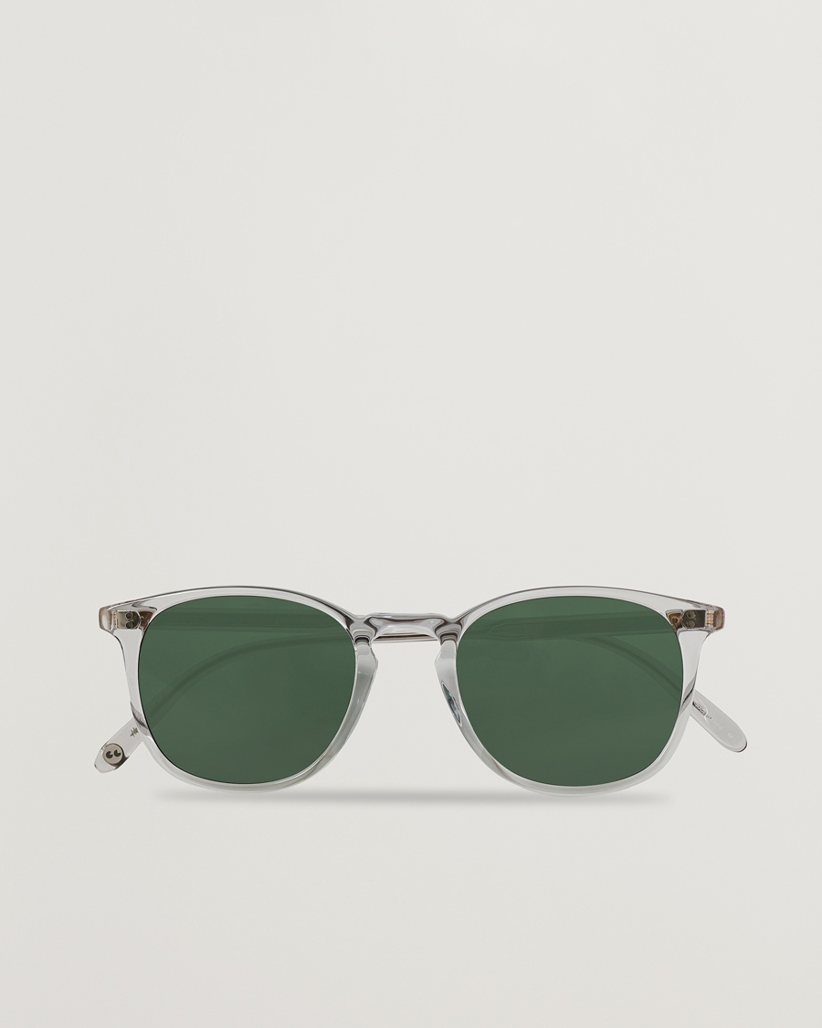 Garrett Leight Kinney 49 Sunglasses Transparent/Green – Transparente