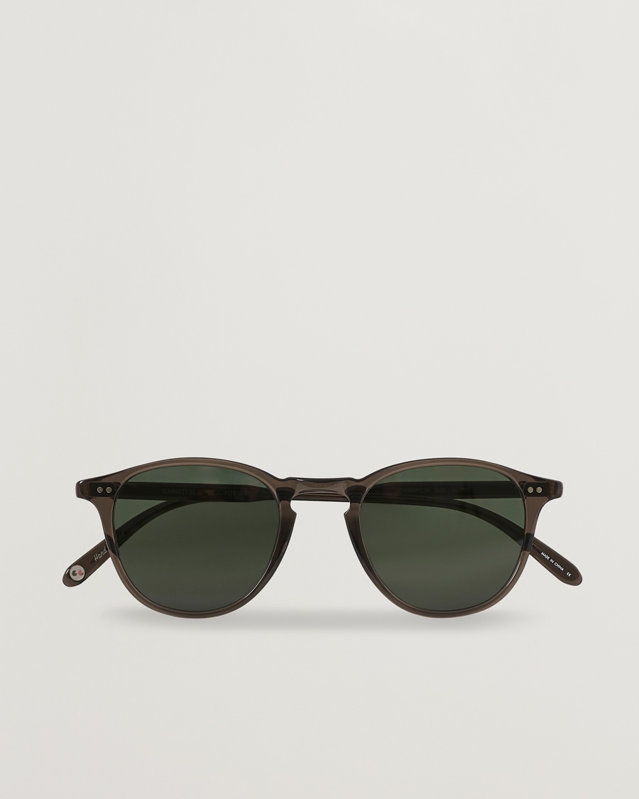 Garrett Leight Hampton 46 Sunglasses Black Glass – Negro