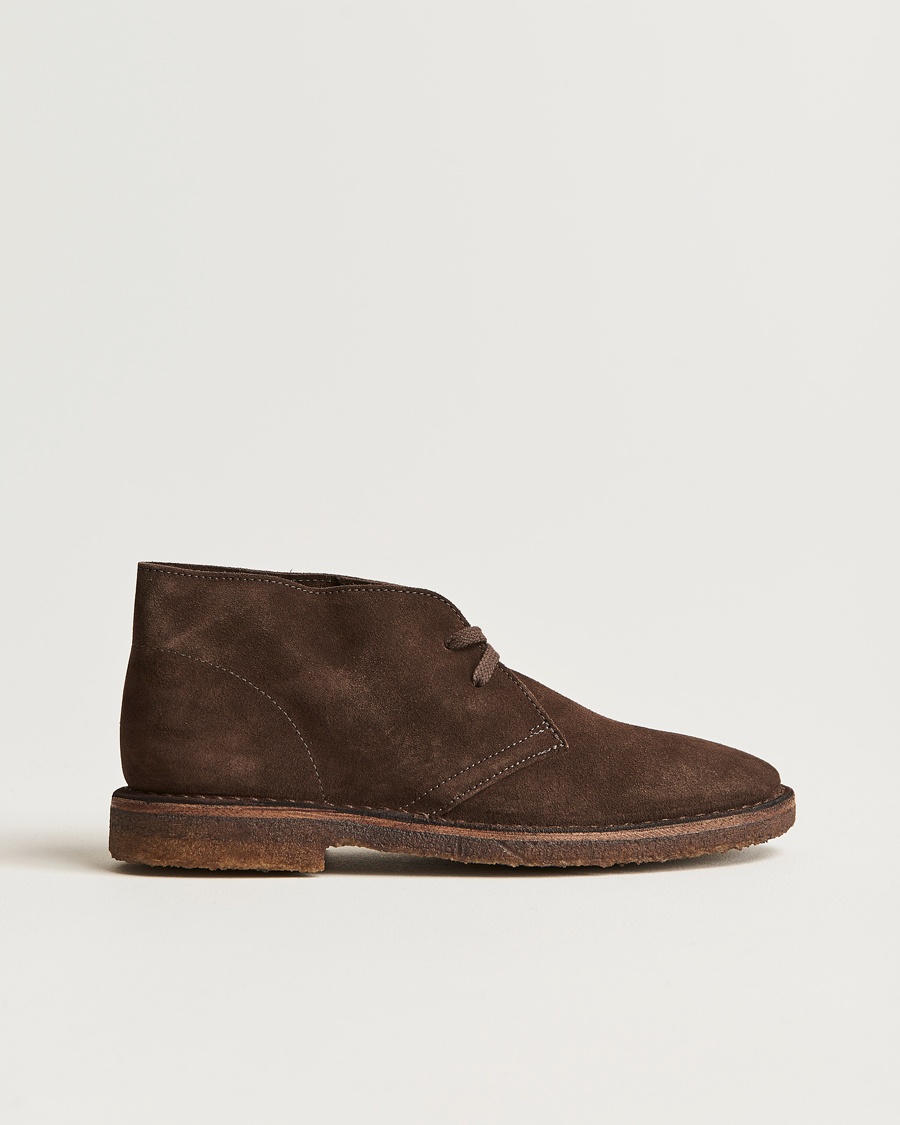 Drake's Clifford Suede Desert Boots Dark Brown – Marrón
