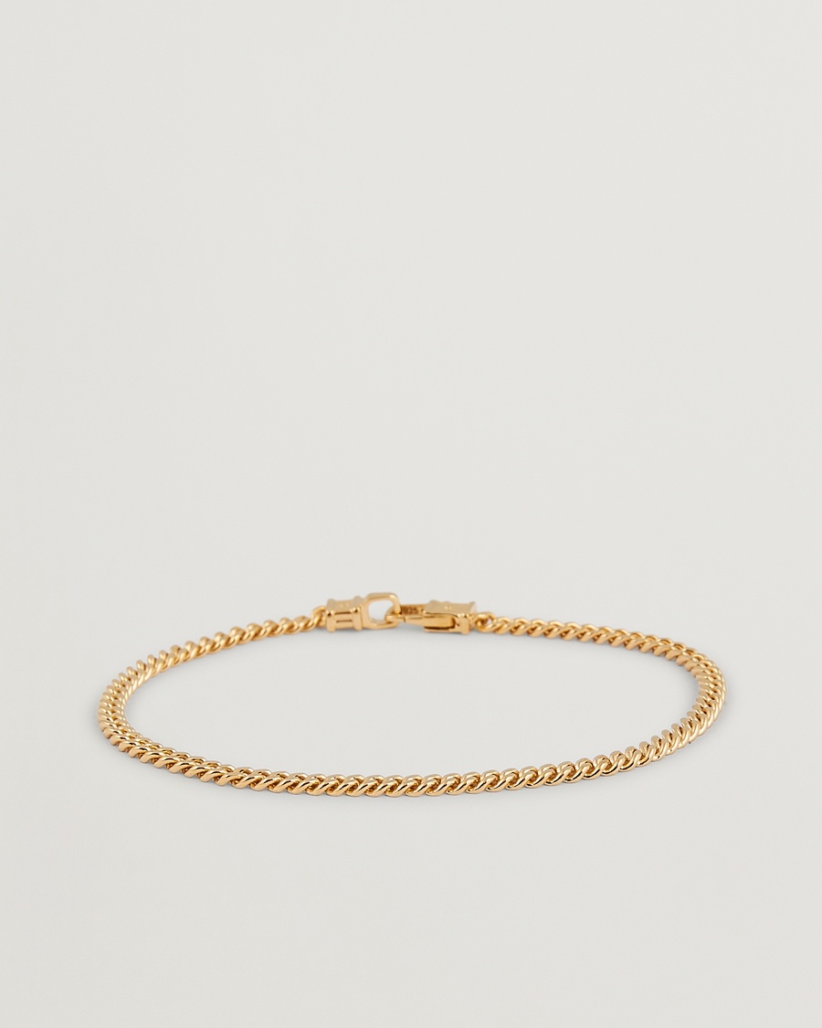 Tom Wood Curb Bracelet M Gold – Oro