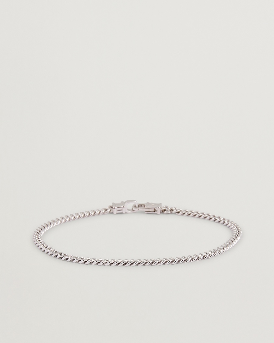 Tom Wood Curb Bracelet M Silver – Plata