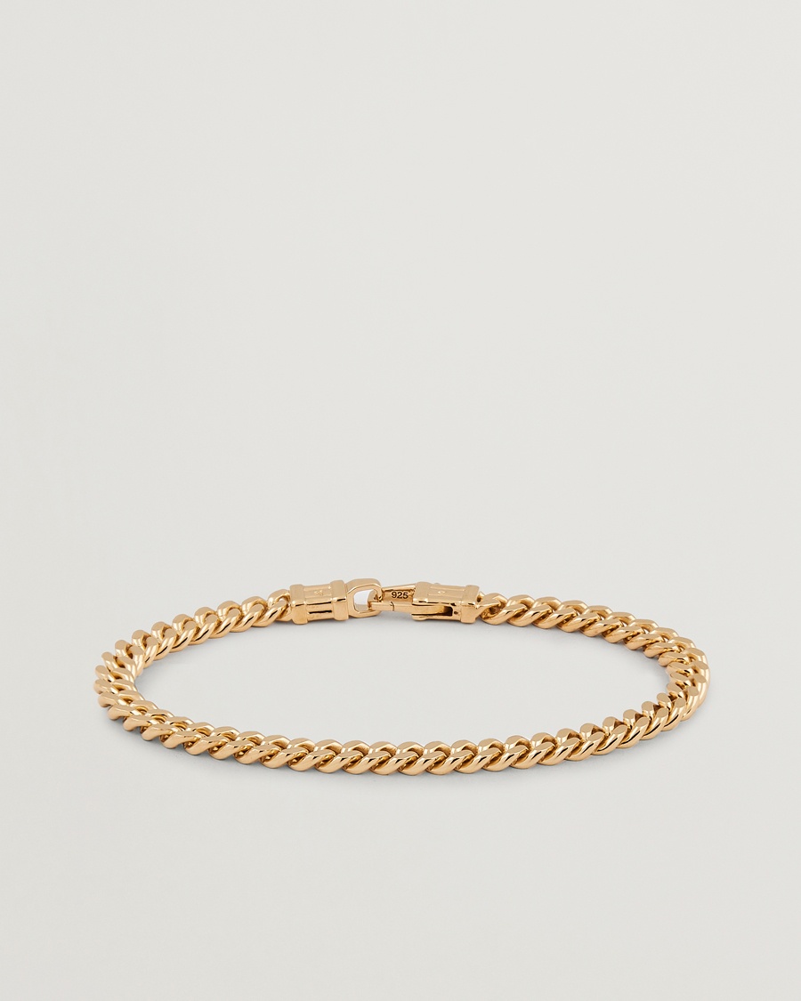 Tom Wood Curb Bracelet L Gold – Oro