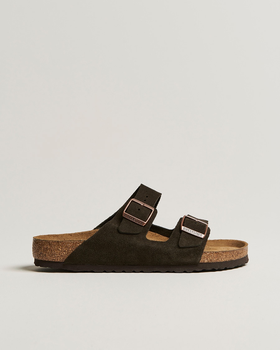 BIRKENSTOCK Arizona Soft Footbed Mocha Suede – Marrón