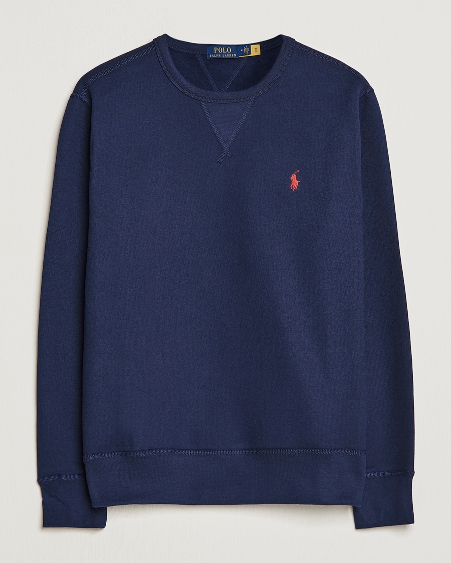 Polo Ralph Lauren Crew Neck Sweatshirt Cruise Navy – Azul