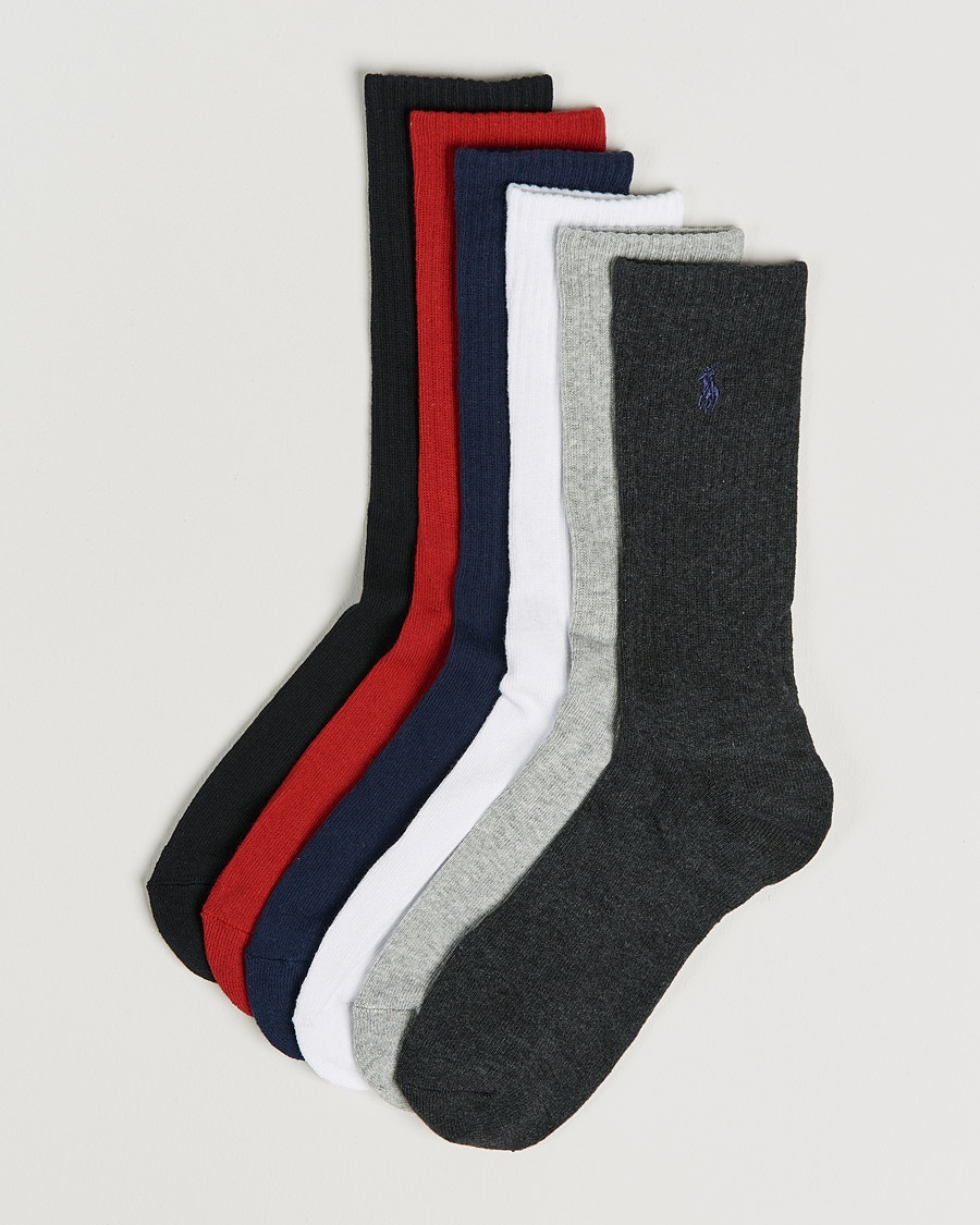Polo Ralph Lauren Polo Ralph Lauren6-Pack Cotton Crew SocksMulti – Azul