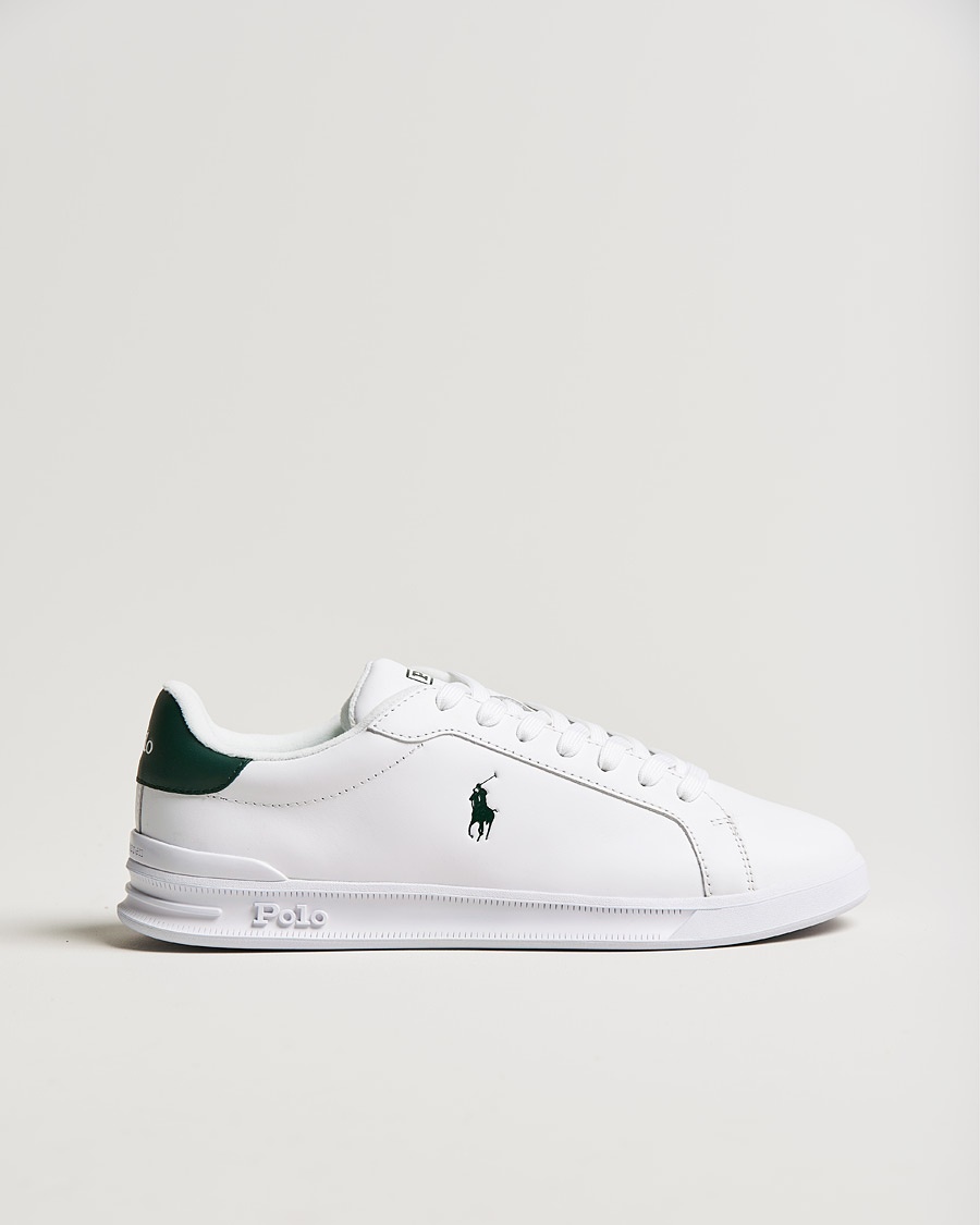 Polo Ralph Lauren Heritage Court Sneakers White/College Green – Blanco