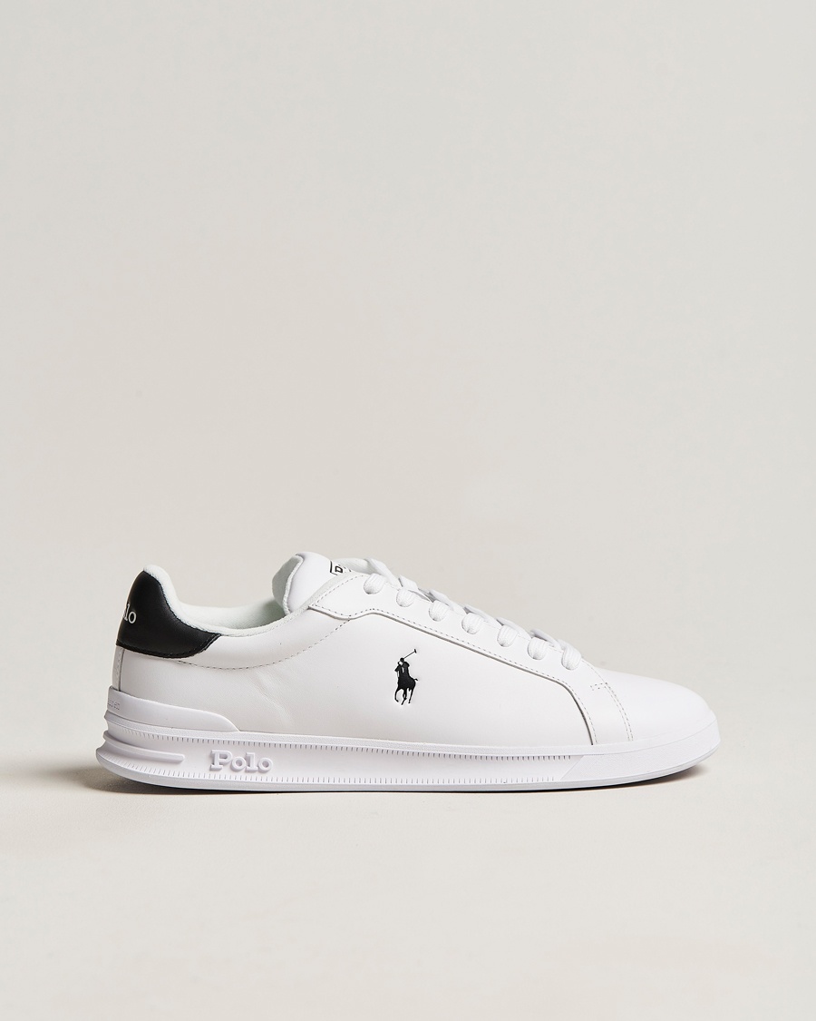 Polo Ralph Lauren Heritage Court Sneaker White/Black – Blanco