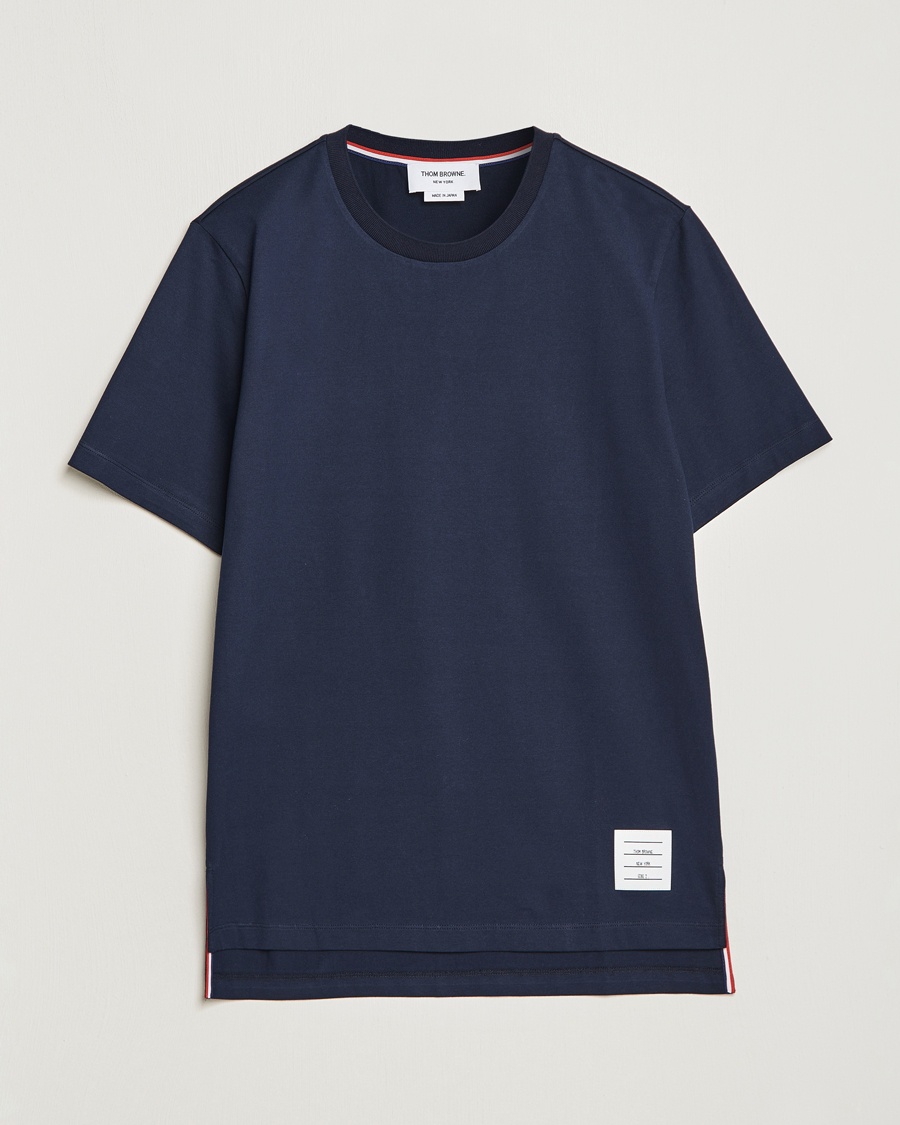 Thom Browne Relaxed Fit T-Shirt Navy – Azul