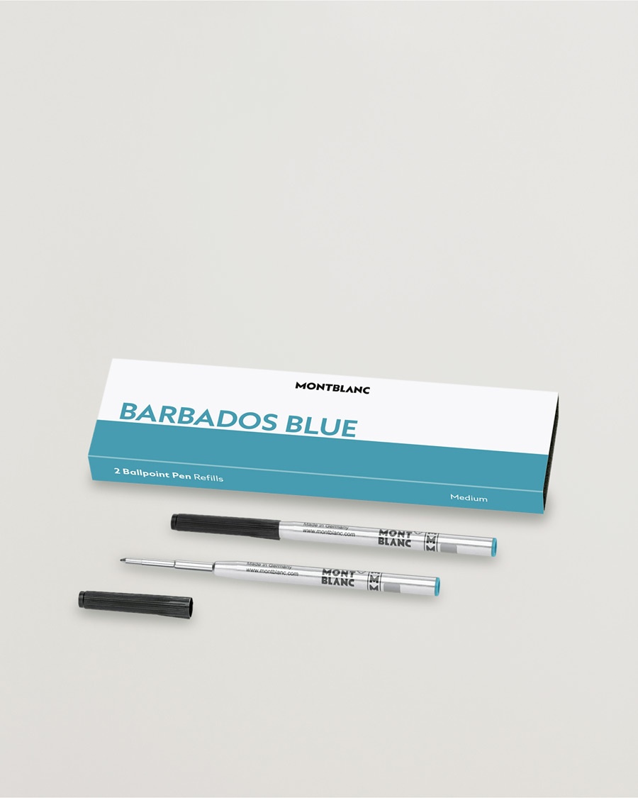 Montblanc 2 Ballpoint Pen Refills Barbados Blue – Azul