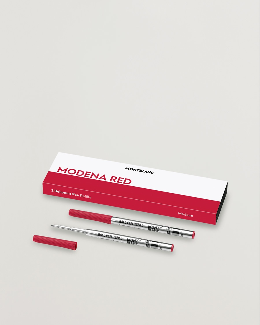 Montblanc 2 Ballpoint Pen Refills Modena Red – Rojo