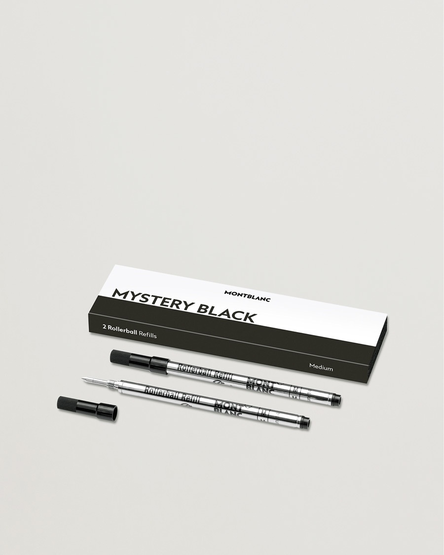 Montblanc 2 Rollerball Refills Mystery Black – Negro
