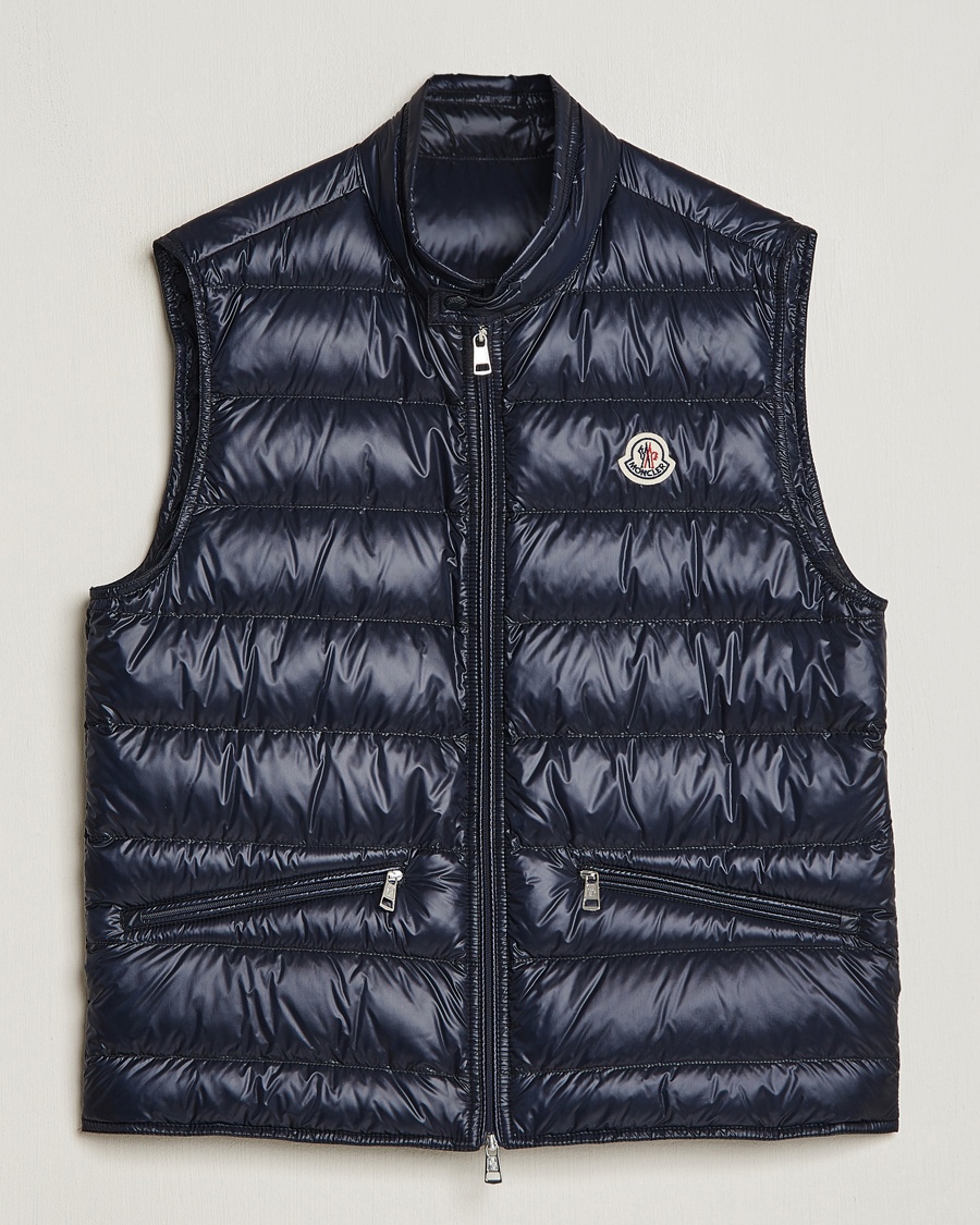 Moncler Gui Vest Navy – Azul
