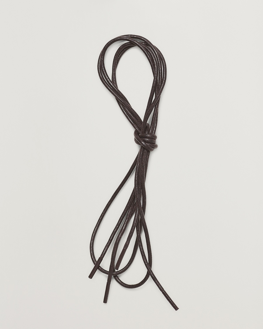 Saphir Medaille d'Or Shoe Laces Thin Waxed 75cm Dark Brown – Marrón