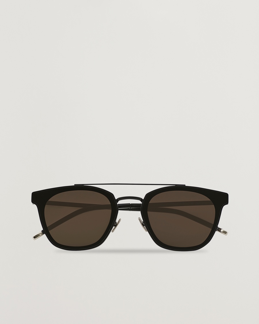 Saint Laurent SL 28 Sunglasses Black/Grey – Negro