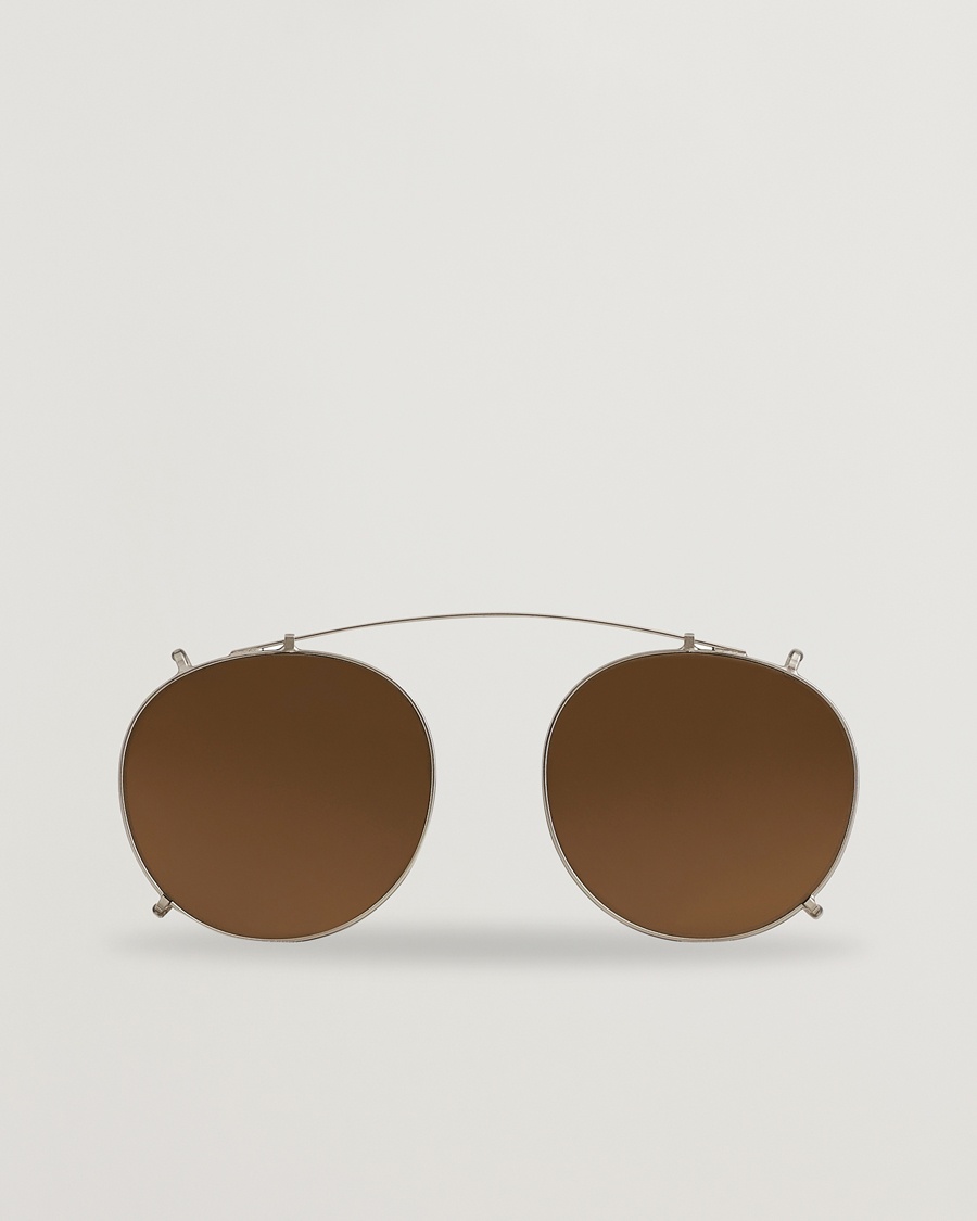 TBD Eyewear Clip-ons Silver/Tobacco – Marrón