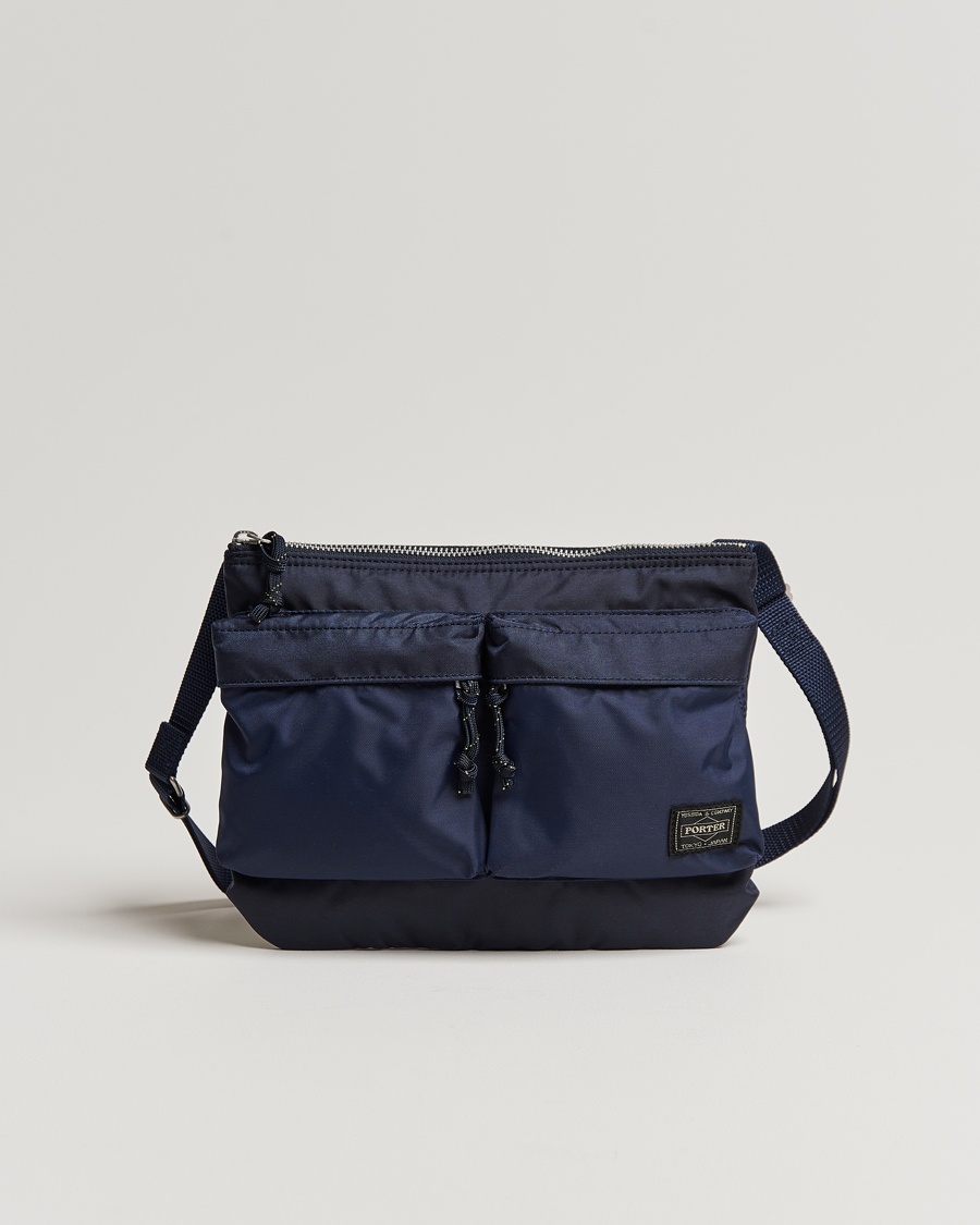 Porter-Yoshida & Co. Force Small Shoulder Bag Navy Blue – Azul