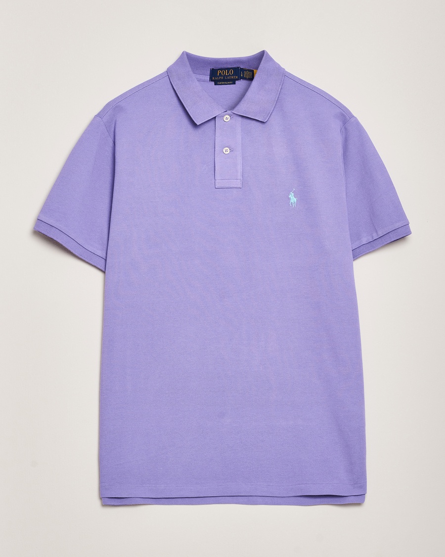 Polo Ralph Lauren Custom Slim Fit Polo Cactus Purple – Morado