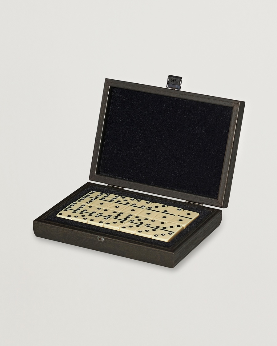 Manopoulos Wooden Domino Case Black – Negro