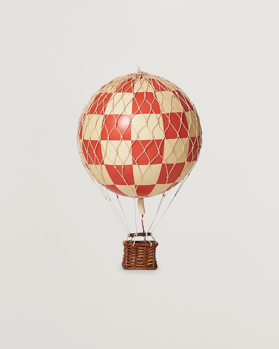 Authentic Models Travels Light Balloon Check Red – Rojo