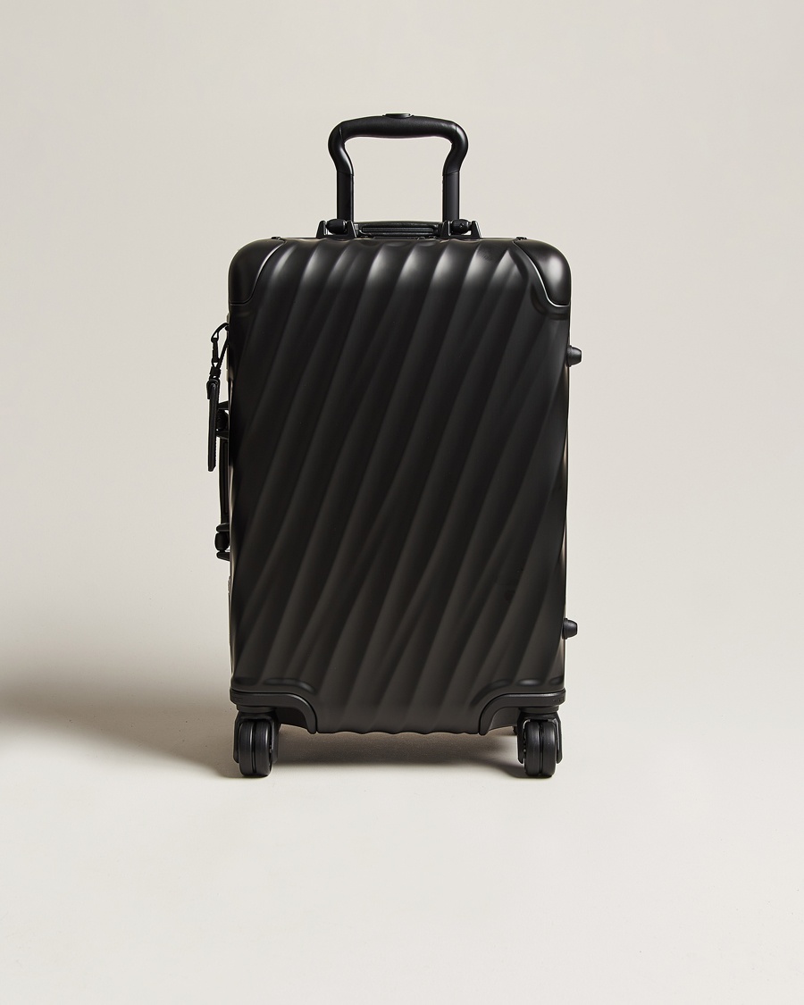 TUMI International Carry-on Aluminum Trolley Matte Black – Negro
