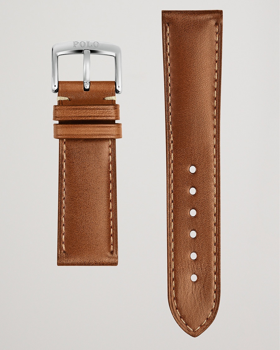 Polo Ralph Lauren Sporting Leather Strap Used Burnished – Marrón