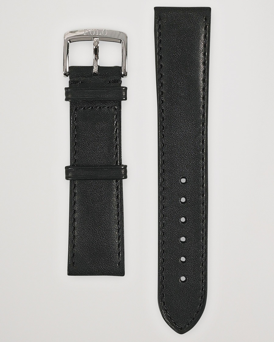 Polo Ralph Lauren Sporting Leather Strap Black – Negro