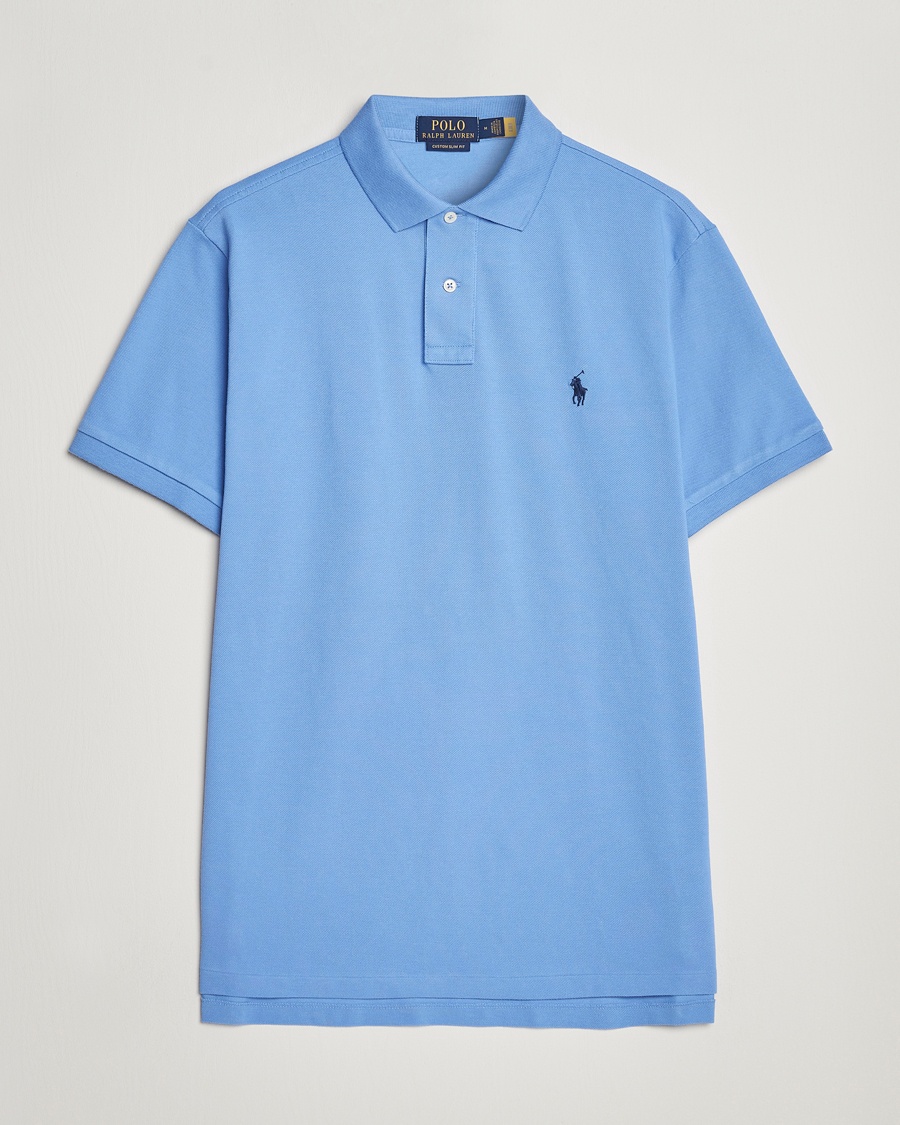 Polo Ralph Lauren Custom Slim Fit Polo Harbour Island – Azul