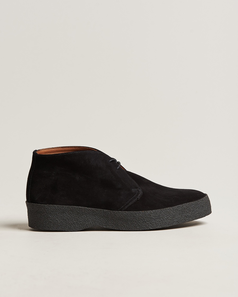 Sanders Joel Chukka Boot Black Suede – Negro