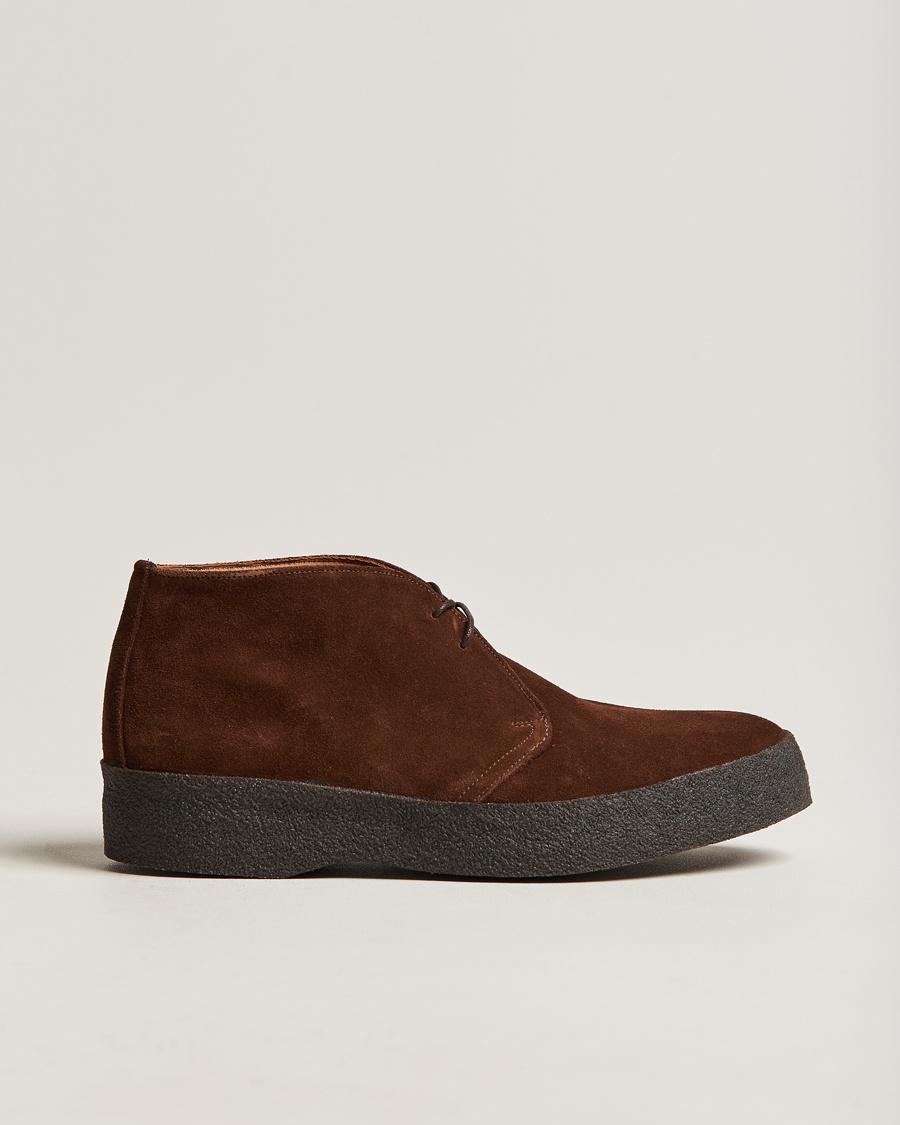 Sanders Joel Chukka Boot Polo Snuff Suede – Marrón