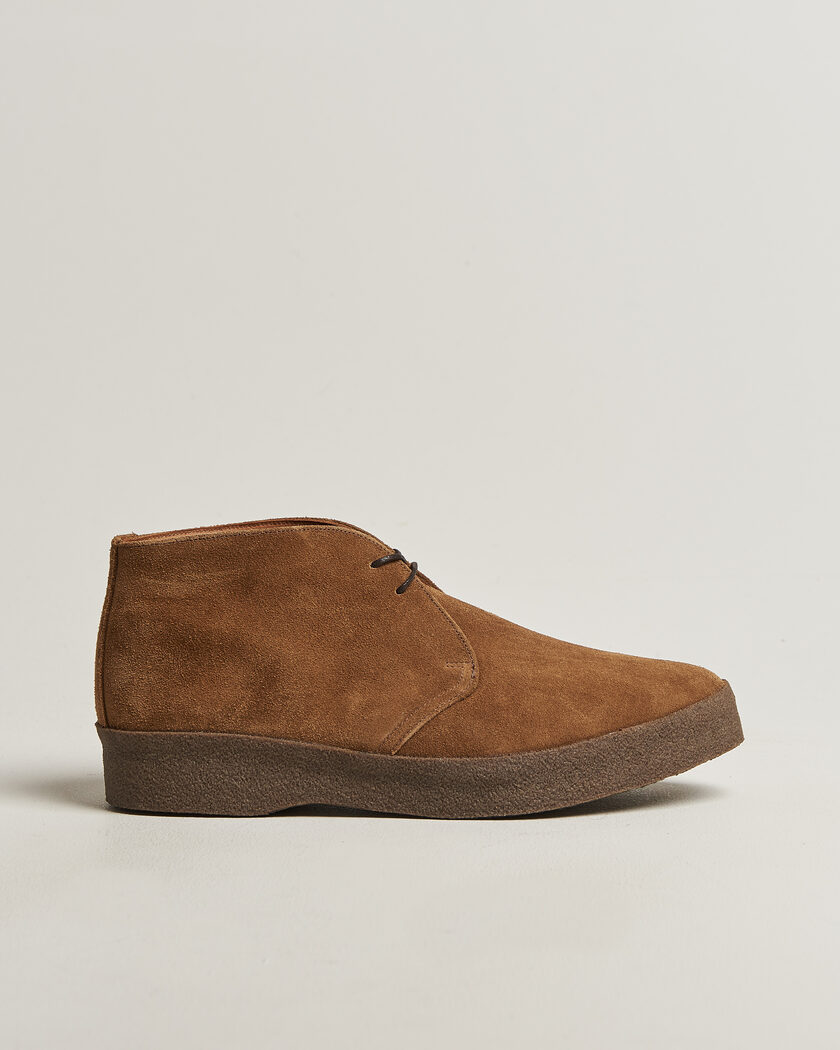 Sanders Joel Chukka Boot Tan Suede – Marrón