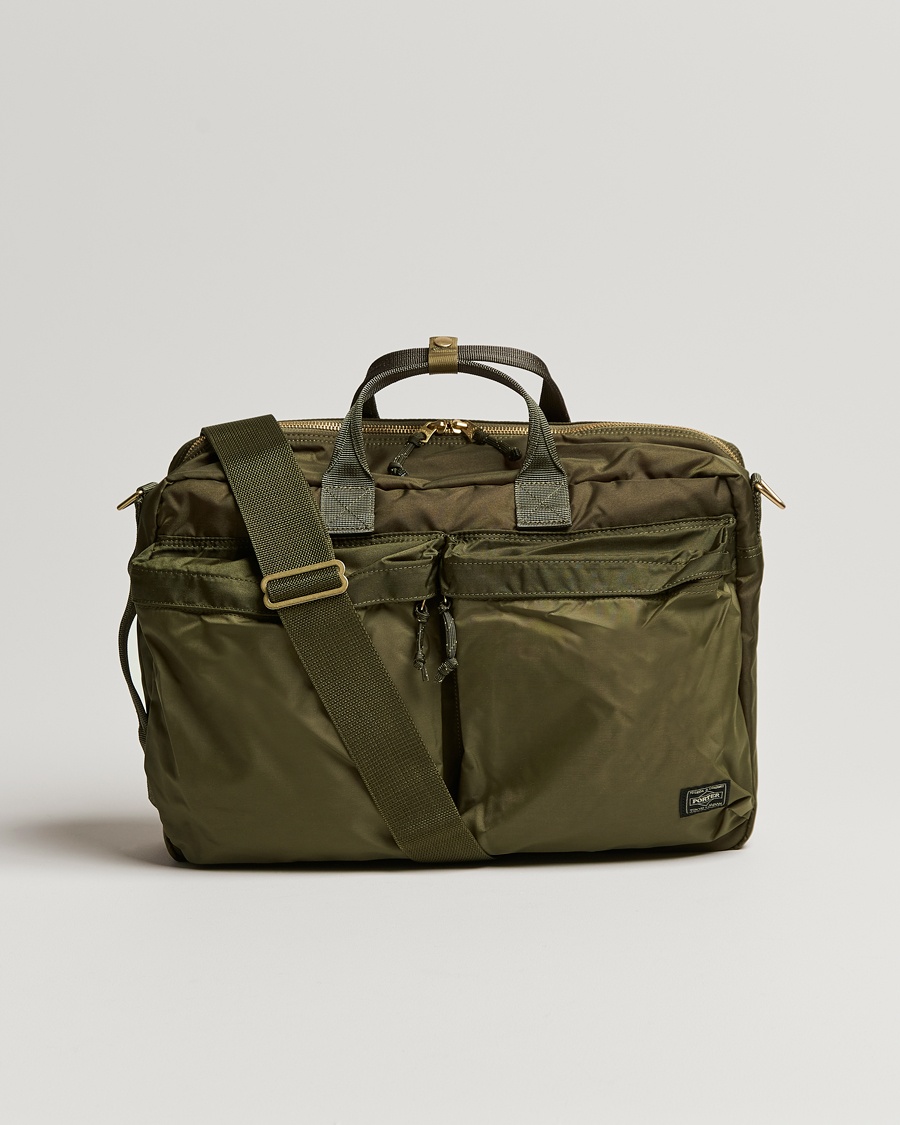Porter-Yoshida & Co. Porter-Yoshida & Co.Force 3Way BriefcaseOlive Drab – Verde