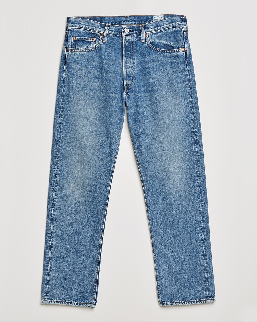 orSlow Straight Fit 105 Selvedge Jeans Denim Used – Azul