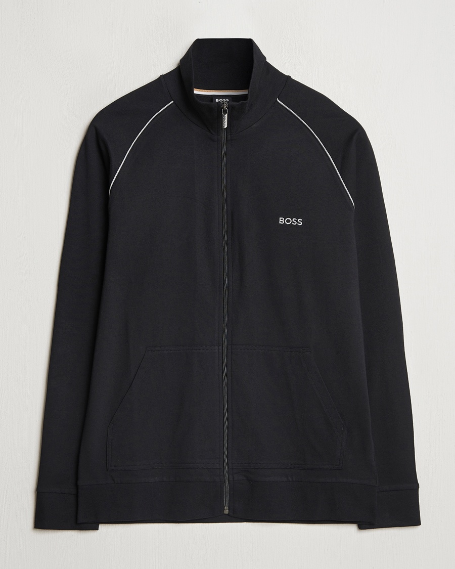 BOSS BLACK Mix & Match Full Zip Jacket Black – Negro