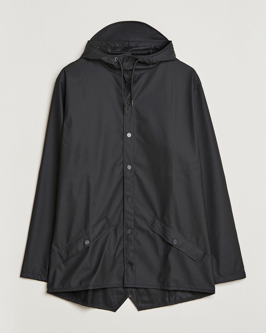 RAINS Jacket Black – Negro