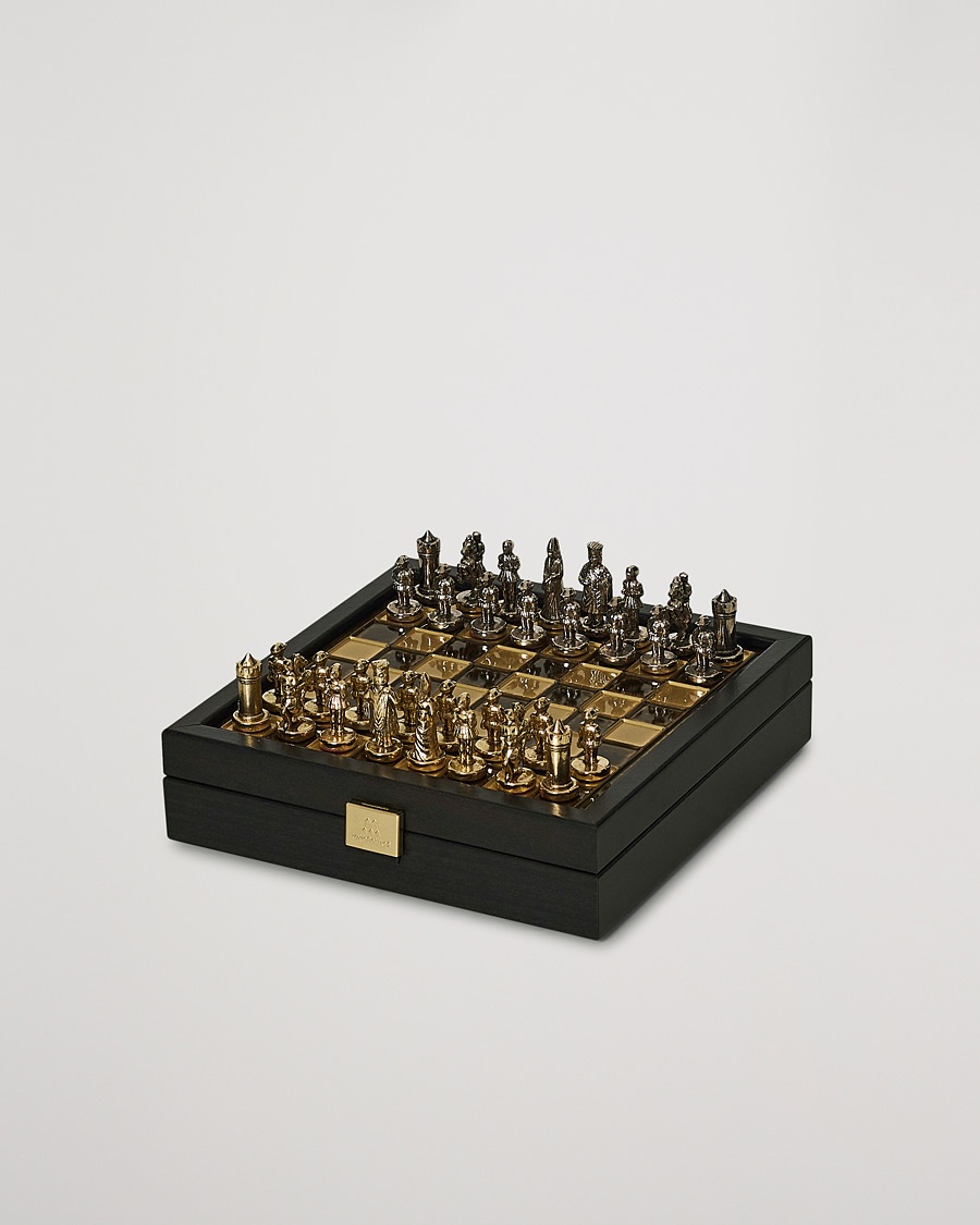 Manopoulos Byzantine Empire Chess Set Brown – Marrón