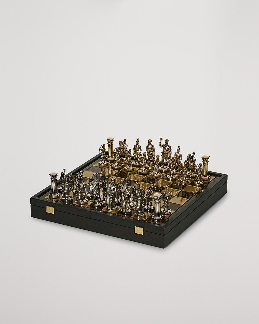 Manopoulos Archers Chess Set Brown – Marrón