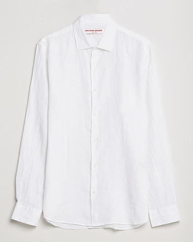  Giles Linen CLS Shirt White
