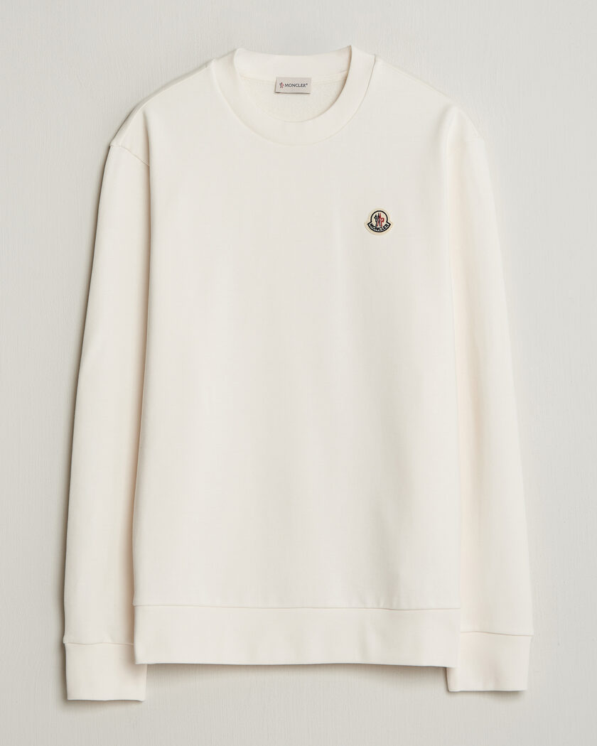 Moncler Logo Sweatshirt White – Blanco